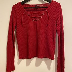 Red long sleeve